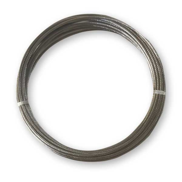 Câble acier diamètre 1.5 mm longueur 15 mètres ou 50 mètres
