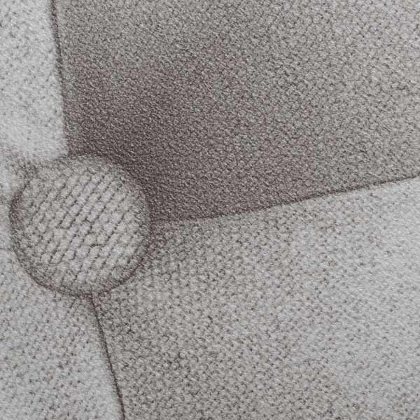 Film adhésif décoratif tissu capitonné beige, largeur 1.22 m