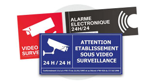 Panneau video surveillance