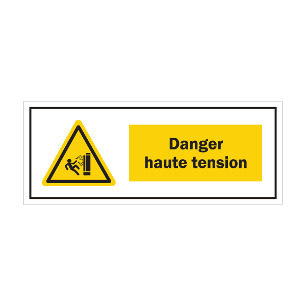 Panneau de sécurité danger haute tension , prix degressif