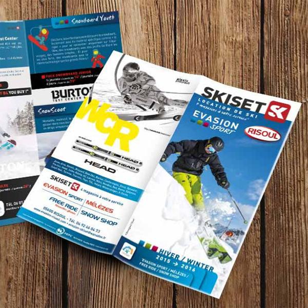  Brochure publicitaire  10 5x21 cm 32 pages sans couverture 