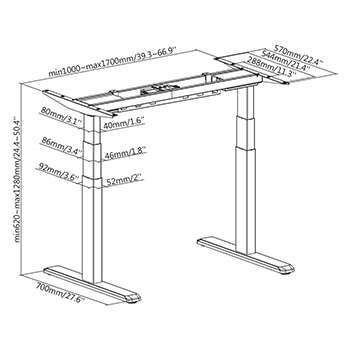 bureau motorise pour teletravail