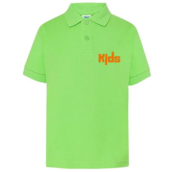 Polo personnalisé enfant , 100% coton 210g  , manches courtes , du 1 au 14 ans 