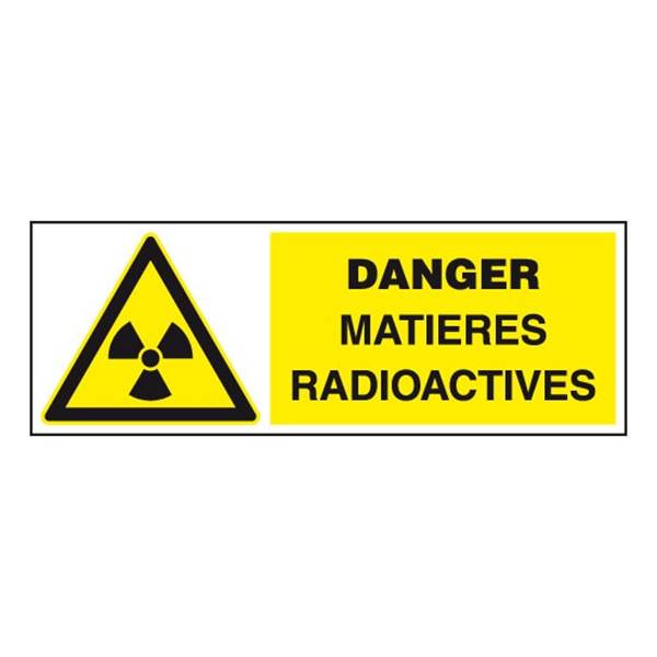 Panneau de securite  radioactivité danger panneau danger, prix degressif