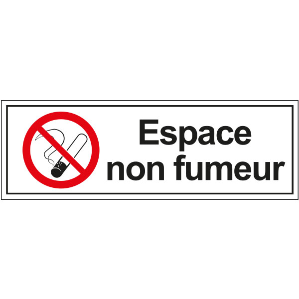 Panneau interdiction espace non fumeur, prix dégressif