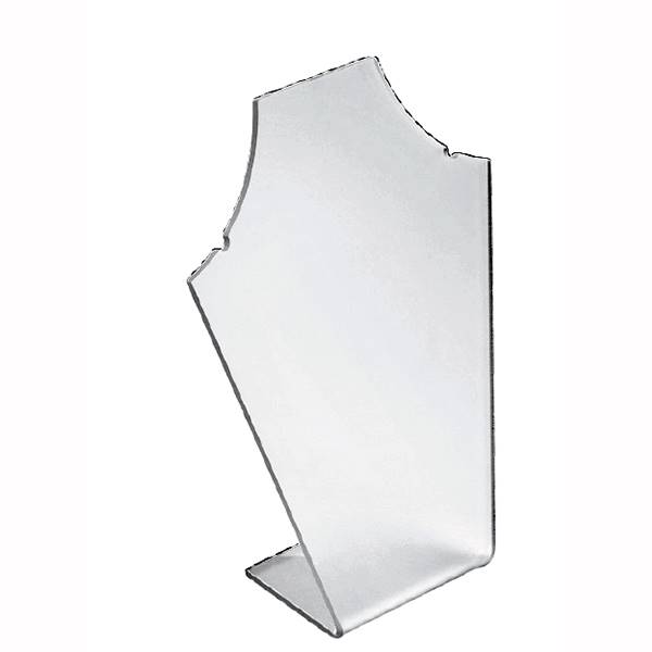 Support plexi pour presentation pendentif en vitrine, lot de 5