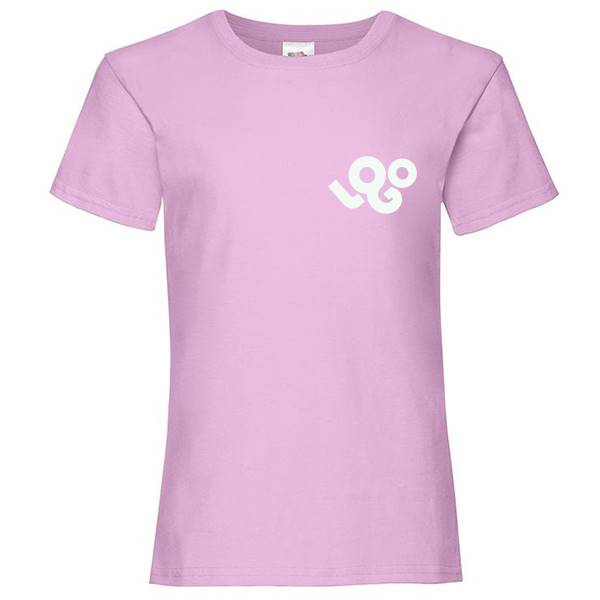 T-shirt personnalisé fille, 100% coton 165 g, manches courtes, du 3 au 14 ans 