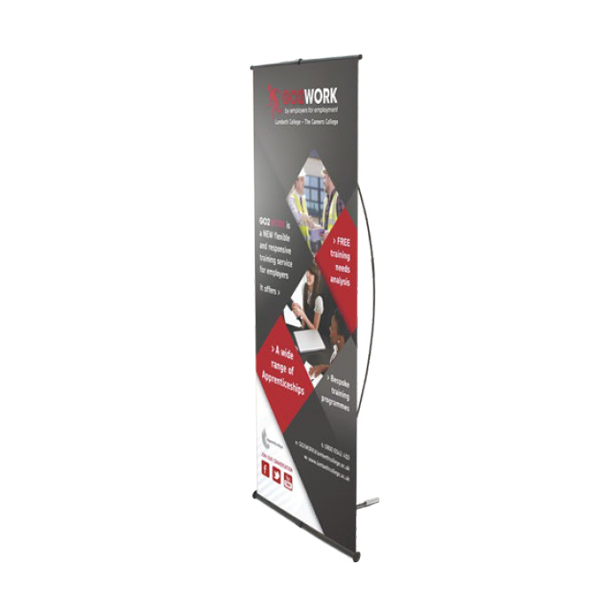 L-Banner decolit format 600 x 1840 mm classé anti feu M1