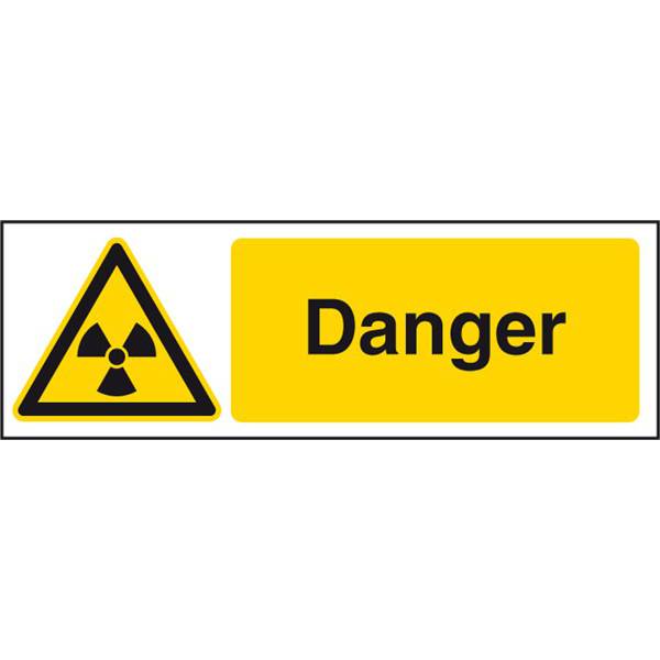 Panneau de securite danger radioactivité , prix degressif