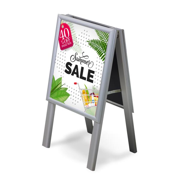 Impression affiche pvc étanche A4 (210 x 297 mm) pour stop trottoir, prix dégressif