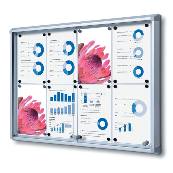 Vitrine intérieure avec portes coulissantes (certification B1)