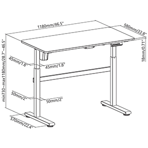 bureau motorisé