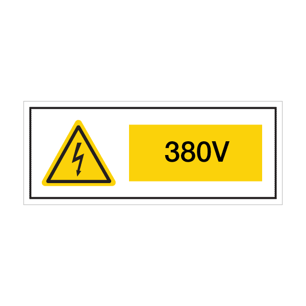 Panneau de sécurité 380 volts , prix degressif