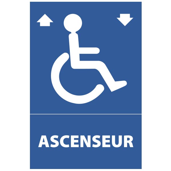 Panneau de sécurité ascenseur handicapé, prix degressif