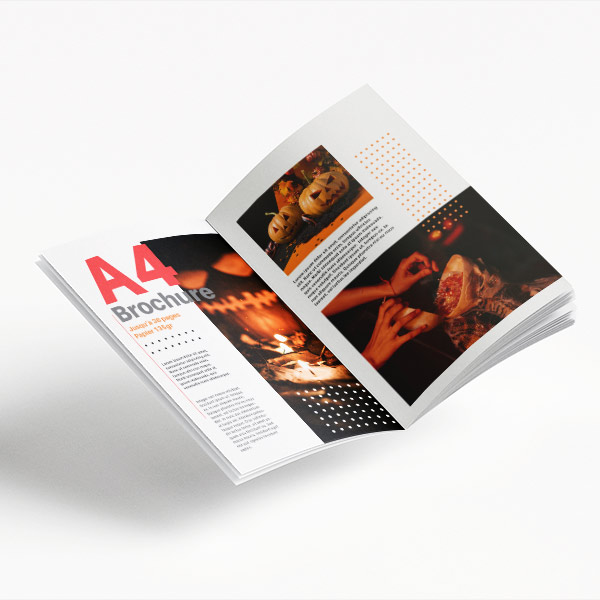 Brochure publicitaire A4 , 20 pages et papier 135g 