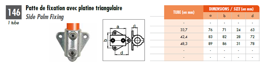 raccord tubulaire pour structure tubulaire