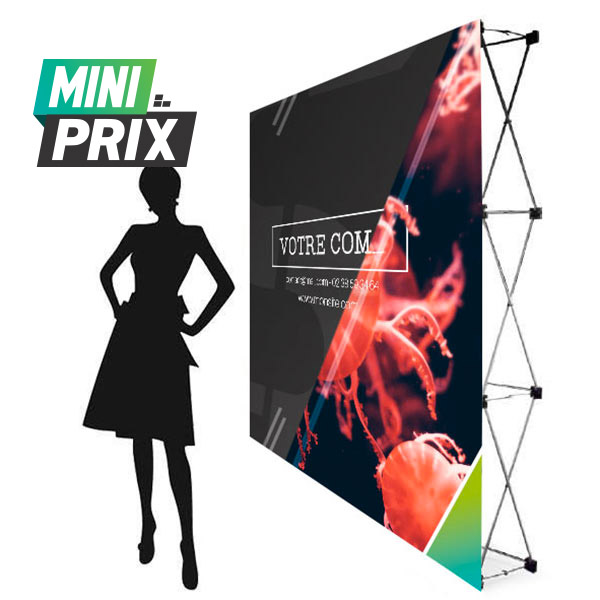 Photocall personnalisé pvc 2.3 x 2.3 m