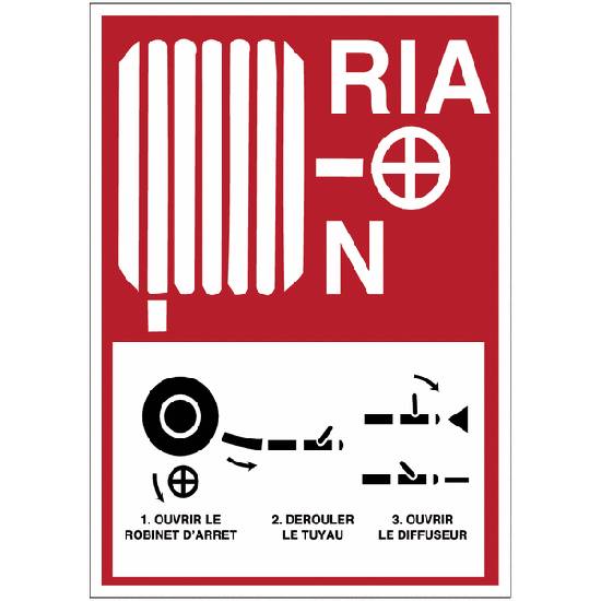 Panneau de sécurité incendie RIA , prix degressif