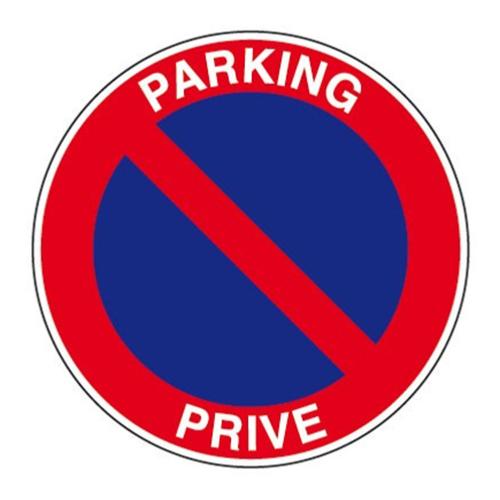 Panneau de circulation parking prive , prix degressif