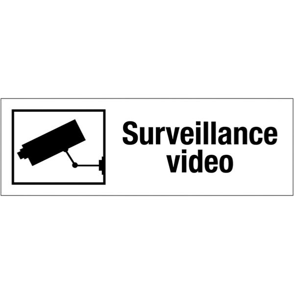 Panneau de videosurveillance noir , prix degressif