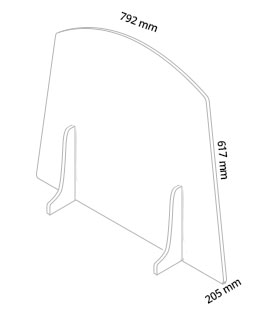 Hygiaphone, protection plexiglas contre épidémie