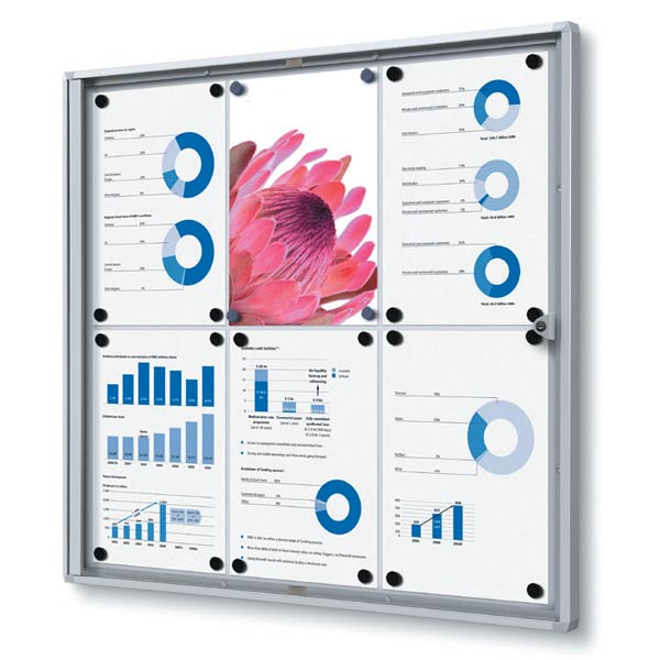 Vitrine intérieure avec ouverture latérale (avec certification B1)