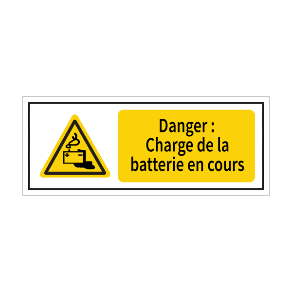 Panneau de sécurité charge de batterie, prix degressif