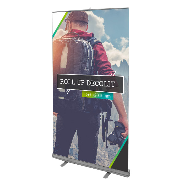 Roll-up totem enrouleur 1000 x 2060 mm classé M1, prix degressif