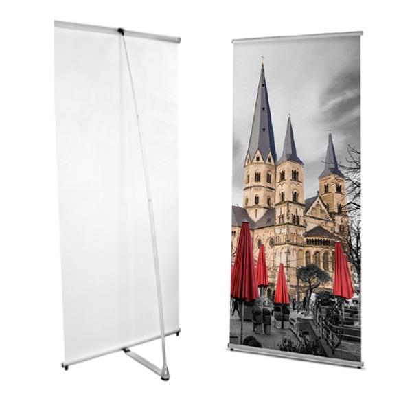 L-Banner standard format 800 x 2200 mm