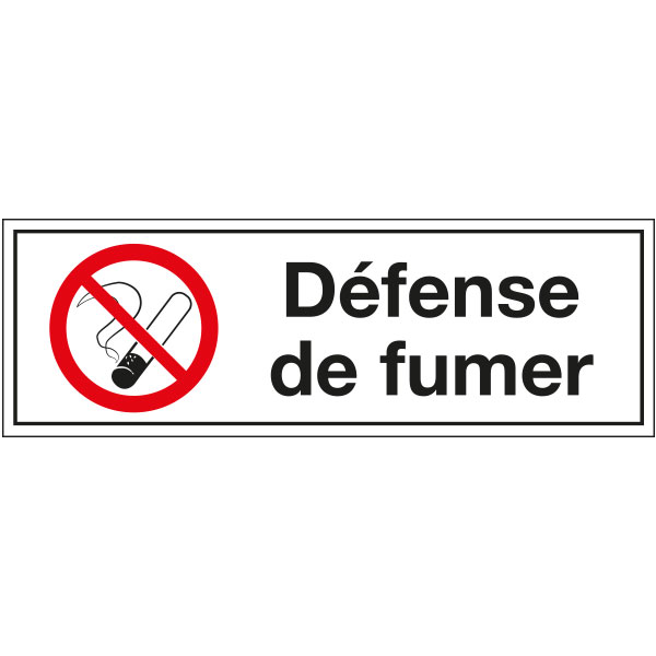 Panneau défense de fumer, prix dégressif