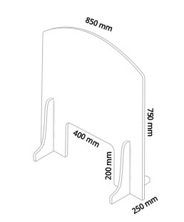 Hygiaphone, protection plexiglas contre épidémie