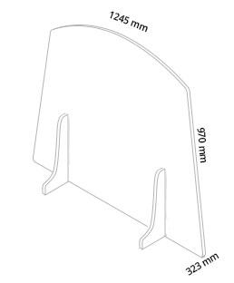 Hygiaphone, protection plexiglas contre épidémie