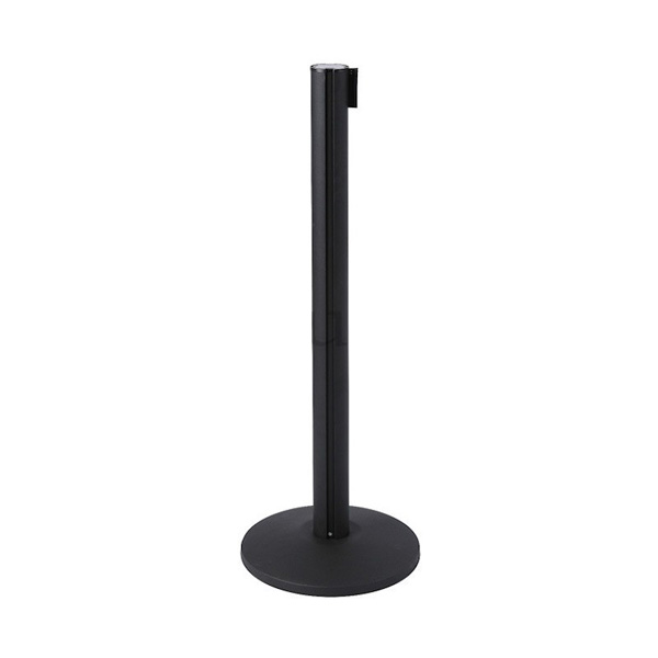 Poteau de guidage noir avec sangle de couleur, 2.7 m