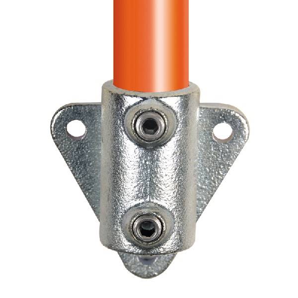 Raccord tubulaire Fitclamp platine de fixation verticale pour un tube de  34 mm