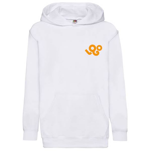 Sweat enfant personnalisé  à capuche, 80 % coton 280g  du 6 au 14 ans