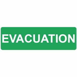 Panneau de sécurité  evacuation , prix degressif
