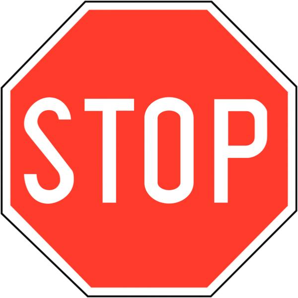 Panneau de sécurité stop , prix degressif