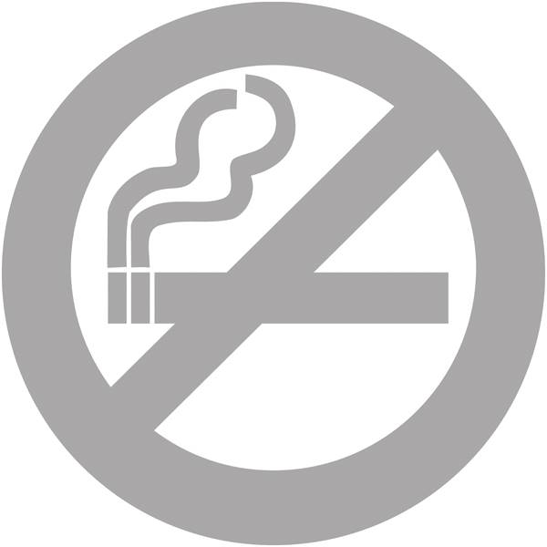 Panneau rond cigarette interdite, prix dégressif