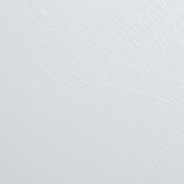 Film adhésif décoratif cuir blanc, largeur 1.22 m