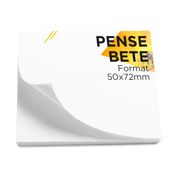 Post-it personnalisés format 7,2 x 5 cm 50 feuilles