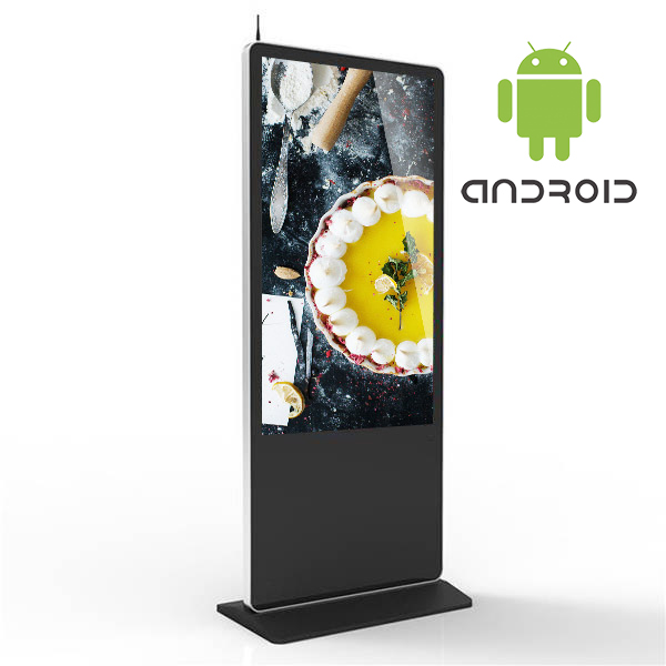 Totem video avec android,  affichage dynamique sur ecran 55 pouces ,indoors  ref 0155