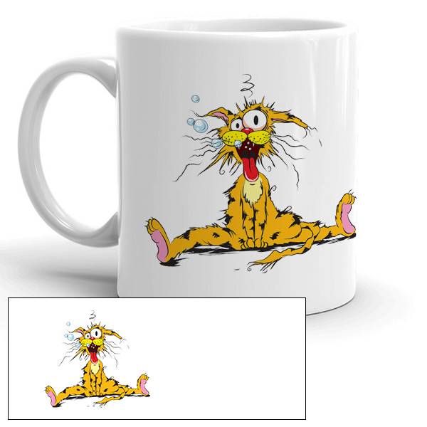 Mug personnalisé délire de chat