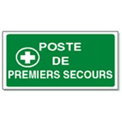 Panneau de sécurité  premiers secours poste de secours , prix degressif