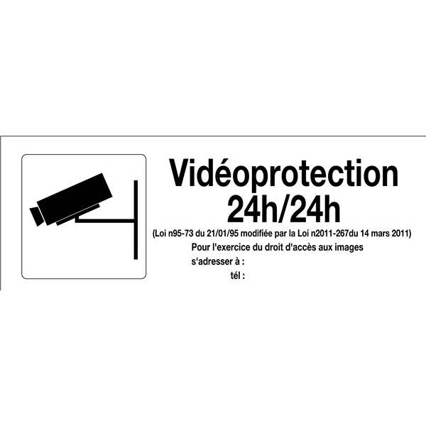 Panneau de vidéoprotection 24/24, prix degressif