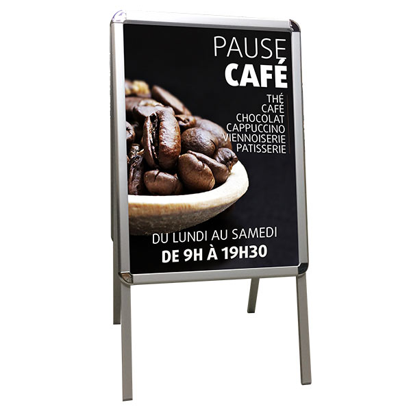 Impression affiche pvc étanche A2 (420 x 594 mm) pour stop trottoir, prix dégressif