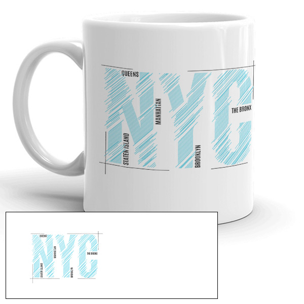 Mug personnalisé motif  New York Design