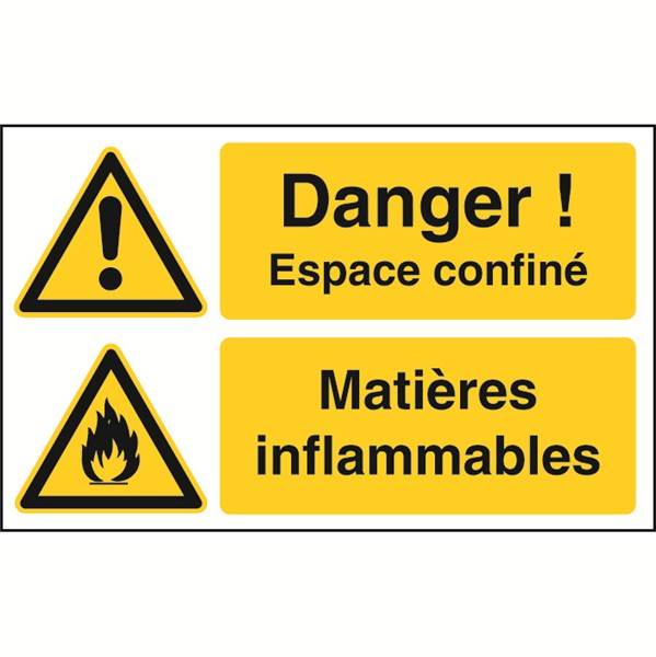 Panneau de securite matiere inflammable, prix degressif