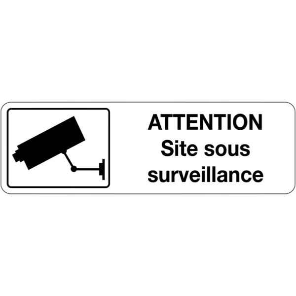 Panneau de videosurveillance attention camera, prix degressif