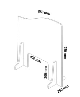 Hygiaphone, protection plexiglas contre épidémie