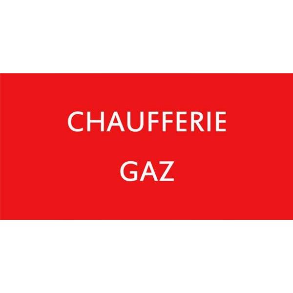 Panneau de sécurite chaufferie gaz, format 50 x 100 mm , prix degressif